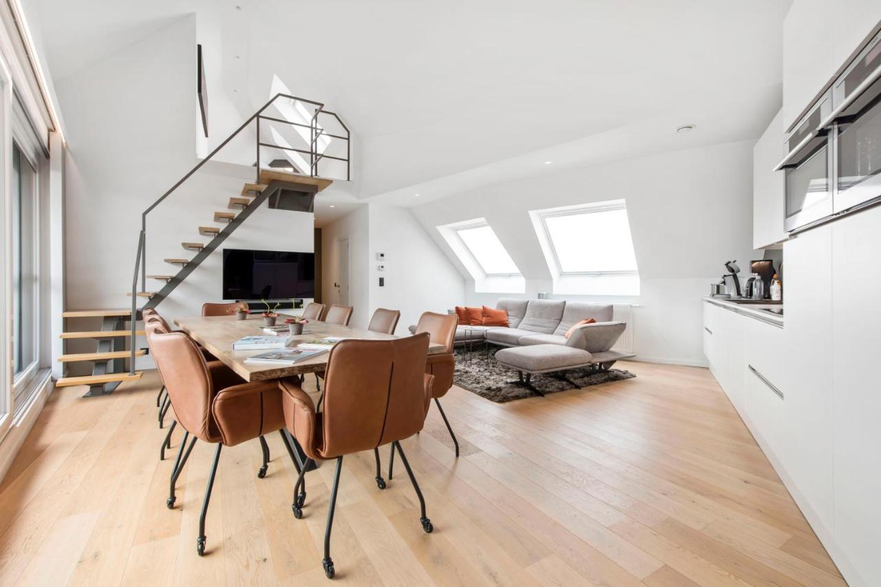 Apartament Exclusive Penthouse In Gandawa Zewnętrze zdjęcie